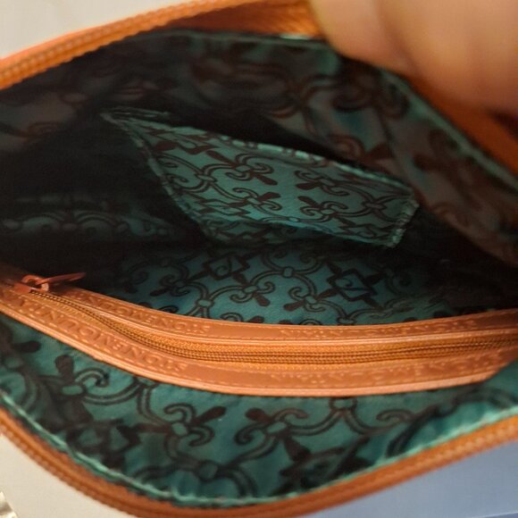 Stone Mountain Pink Leather Crossbody Purse Shoulder Bag 11094 - Picture 7 of 7